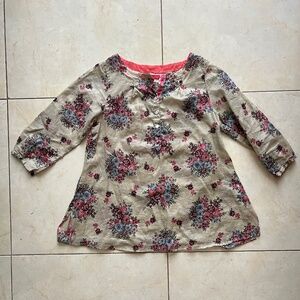 Floral Tunic-Style Girls Top
